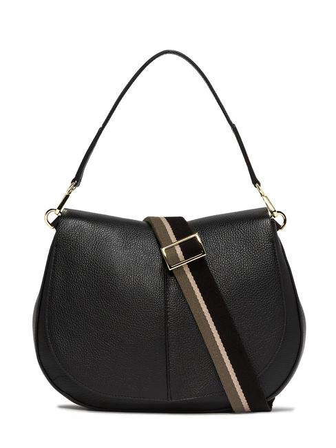 GIANNI CHIARINI HELENA ROUND Borsa in pelle con tracolla in corda Nero - Borse Donna