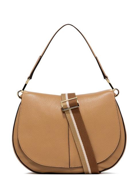 GIANNI CHIARINI HELENA ROUND Borsa in pelle con tracolla in corda nature - Borse Donna