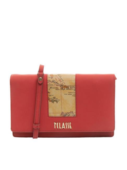 ALVIERO MARTINI PRIMA CLASSE GEO JOY Pochette con patta e tracolla rossoscuro - Borse Donna