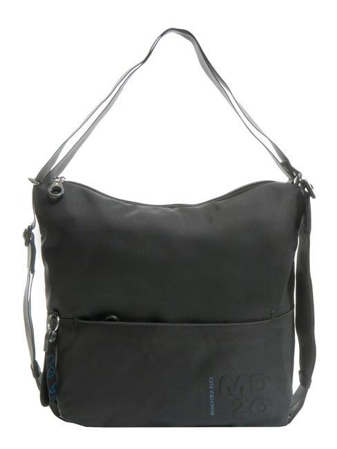 MANDARINA DUCK MD20 Borsa sacca trasformabile in zaino NERO - Borse Donna