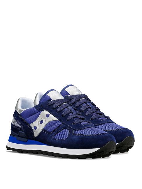 SAUCONY SHADOW ORIGINAL Sneakers navy/silver - Scarpe Donna