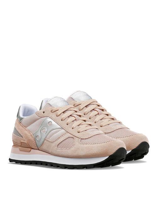 SAUCONY SHADOW ORIGINAL Sneakers tan/silver - Scarpe Donna