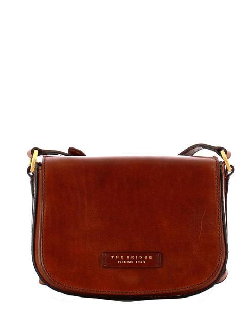 THE BRIDGE VITTORIA Mini bag a tracolla, in pelle MARRONE - Borse Donna