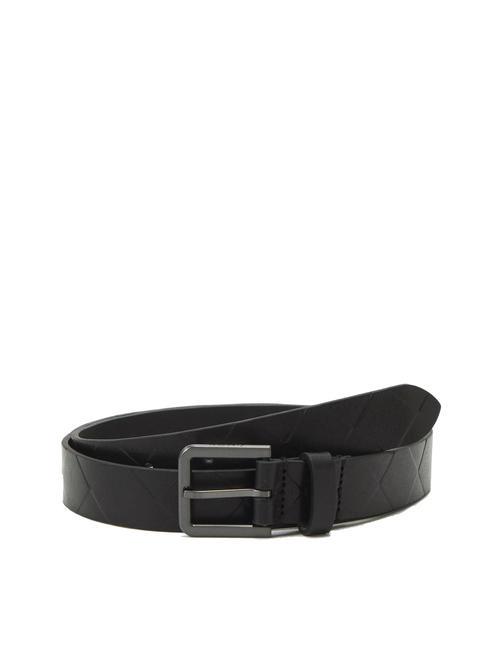 CALVIN KLEIN QUILT SQUARE Cintura in pelle ckblack - Cinture