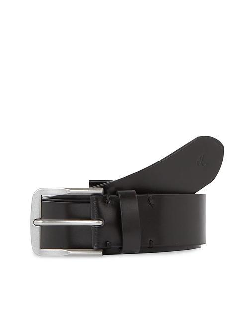 CALVIN KLEIN CK JEANS Cintura in pelle black - Cinture