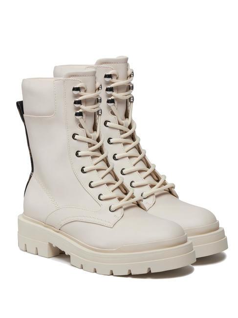 GUESS OBETTER Stivaletti bassi White/Brown - Scarpe Donna