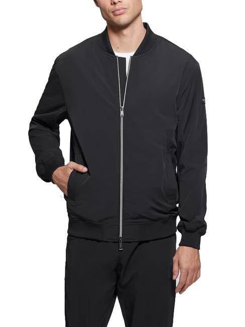 GUESS TECH STRETCH Bomber jetbla - Giacche Uomo