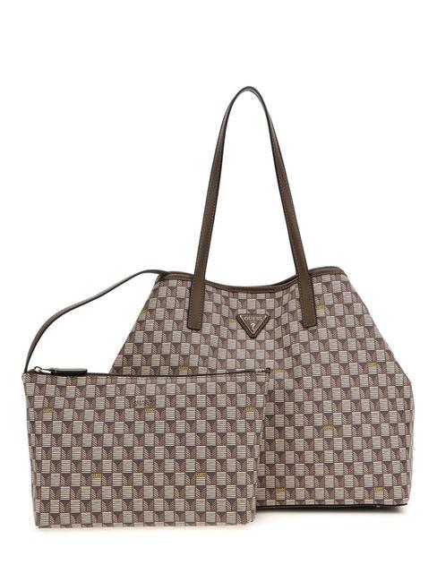 GUESS VIKKY LL Borsa a spalla granite logo - Borse Donna