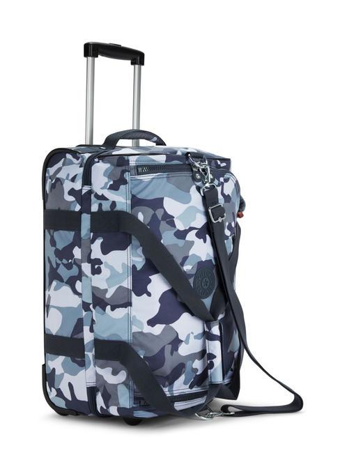 KIPLING TEAGAN S Trolley borsone bagaglio a mano cool camo grey - Bagagli a mano