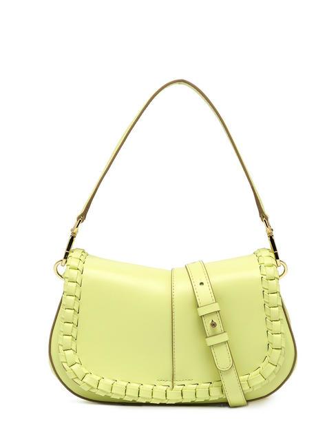 GIANNI CHIARINI HELENA ROUND Borsa in pelle con flap sunny light - Borse Donna