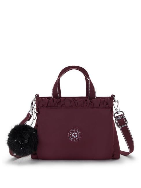 KIPLING KATELINA Borsa a mano con tracolla merlot sateen - Borse Donna