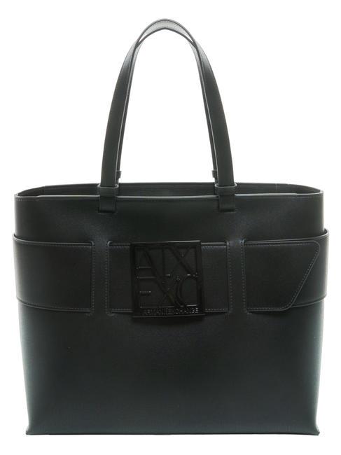 ARMANI EXCHANGE A|X BUCKLE Borsa shopper a spalla Nero - Borse Donna