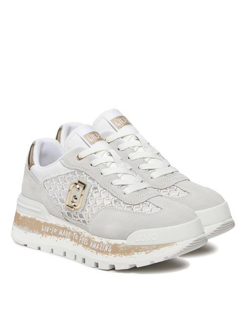 LIUJO AMAZING 23 Sneakers white/light gold - Scarpe Donna