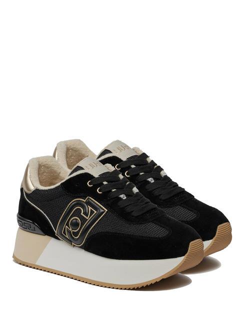 LIUJO DREAMY 02 Sneakers platform black/light gold - Scarpe Donna