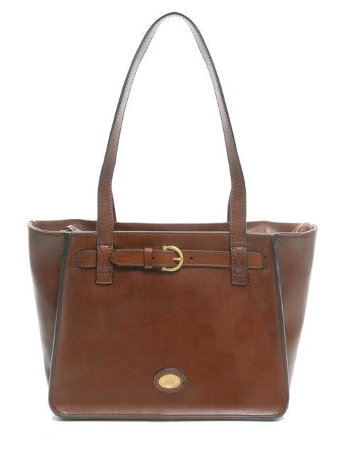 THE BRIDGE BIBA Borsa shopper in pelle MARRONE - Borse Donna