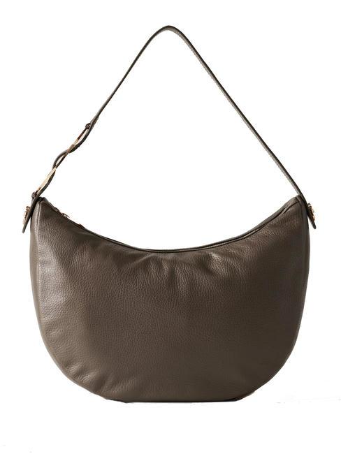 BORBONESE 011  Borsa a spalla, con tracolla clay grey - Borse Donna