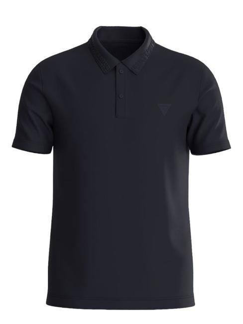 GUESS NOLAN Polo a manica corta stretch smartblue - Polo Uomo