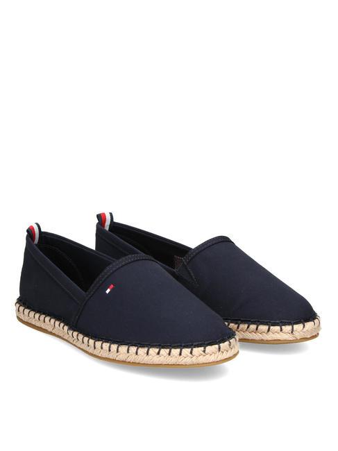 TOMMY HILFIGER BASIC TOMMY Espadrillas basse in canvas space blue - Scarpe Donna