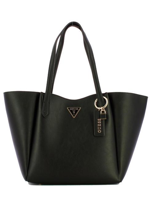 GUESS IWONA  Shopping Bag NERO - Borse Donna