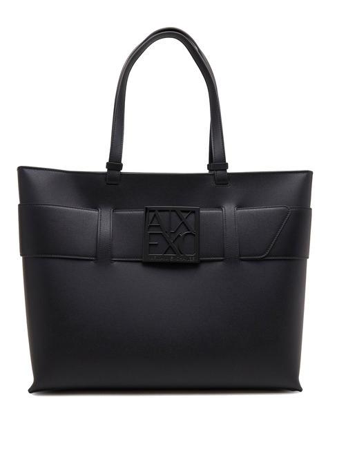 ARMANI EXCHANGE A|X BUCKLE Borsa a spalla Nero - Borse Donna