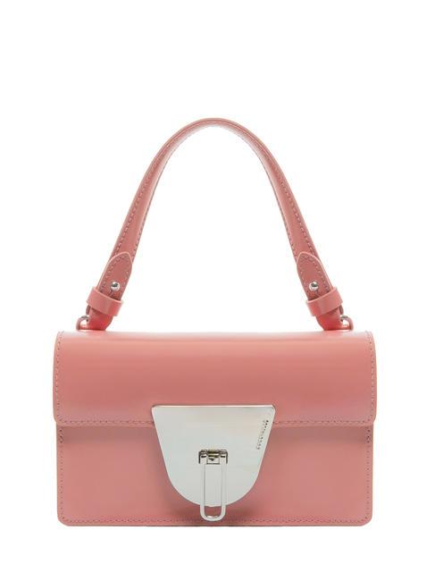 COCCINELLE NICO SHINY Borsa mini in pelle lucida camelia - Borse Donna