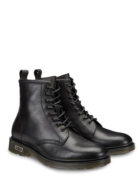 CULT OZZY 416 Stivaletti anfibi in pelle nero - Scarpe Uomo