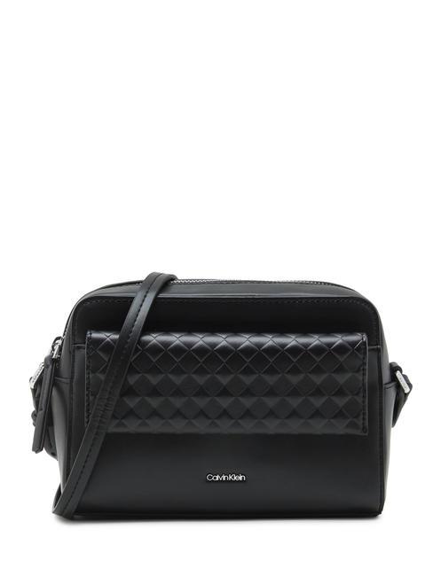 CALVIN KLEIN CALVIN MINI QUILT Mini Bag a tracolla pvh black - Borse Donna