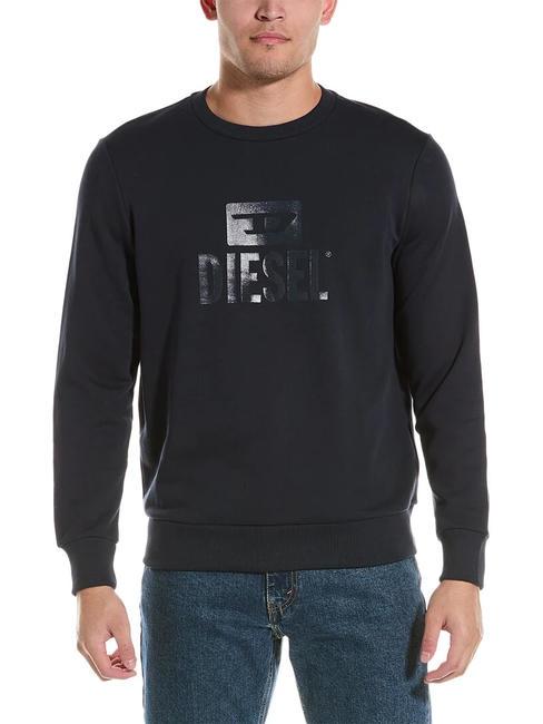 DIESEL S-GIR Felpa in cotone eclipse - Felpe Uomo