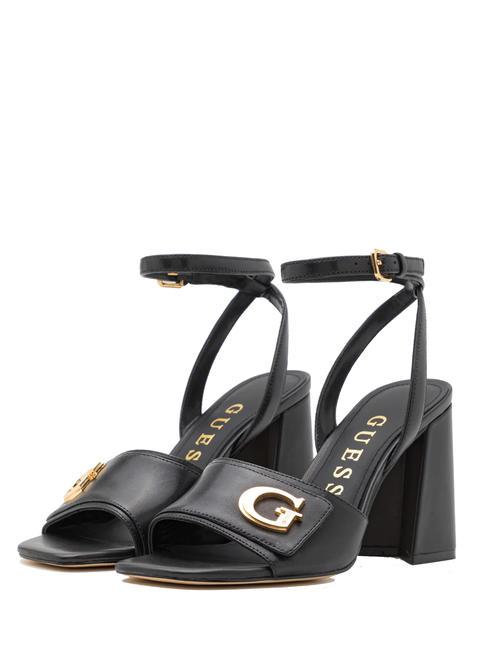 GUESS KERNARA Sandali alti in pelle NERO - Scarpe Donna