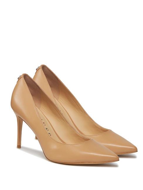 GUESS RICA7 Décolleté in pelle tacco stiletto sand - Scarpe Donna