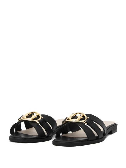 GUESS SYMO  Sandali in pelle NERO - Scarpe Donna