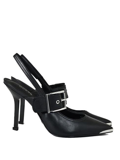 GUESS AYAR Décolleté slingback in pelle NERO - Scarpe Donna