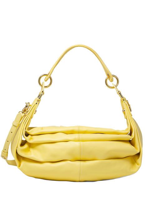 BRACCIALINI MOON Borsa in pelle con tracolla giallo - Borse Donna