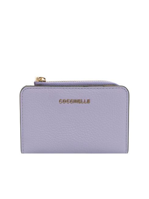 COCCINELLE METALLIC TRICOLOR  Portafoglio in pelle laven/coco/toas - Portafogli Donna