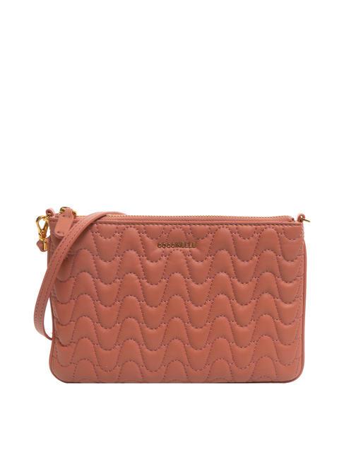 COCCINELLE BEST MATELASSE Pochette in pelle nappa camelia - Borse Donna