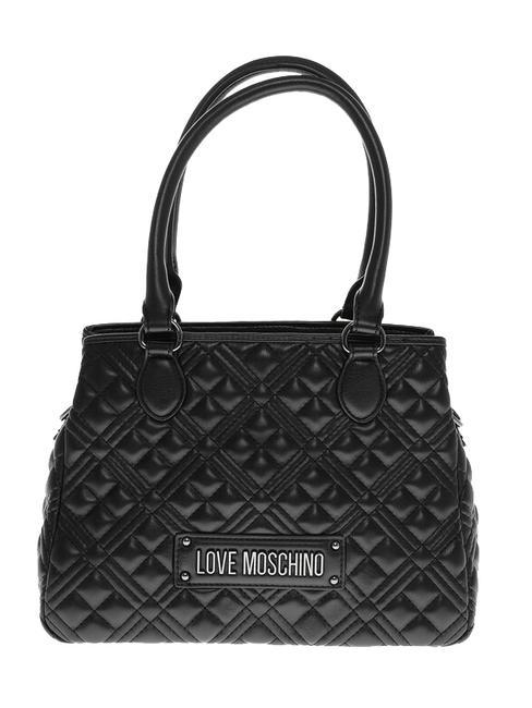 LOVE MOSCHINO QUILTED Borsa a mano con tracolla Nero - Borse Donna