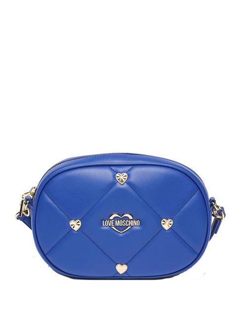 LOVE MOSCHINO GOLD HEART Mini Bag a tracolla oceano - Borse Donna