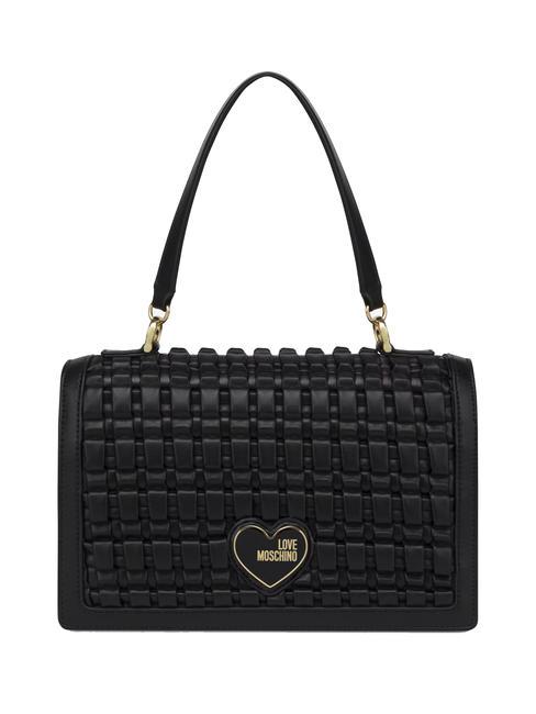 LOVE MOSCHINO HEART LOGO Borsa a mano, con tracolla Nero - Borse Donna