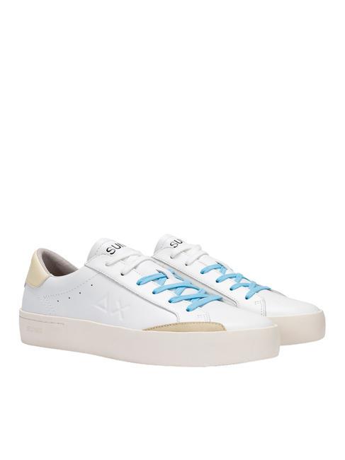 SUN68 STREET LEATHER Sneakers bianco/bianco panna - Scarpe Uomo