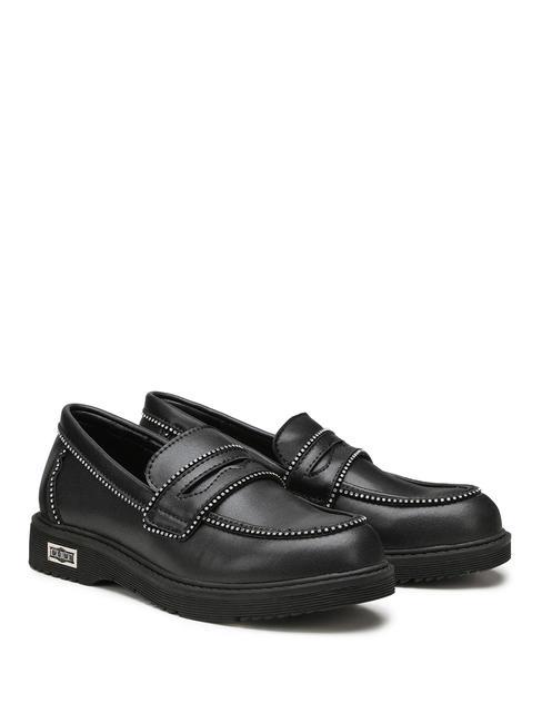 CULT SABBATH 0064 KIDS Mocassini profili strass nero - Scarpe Bambino