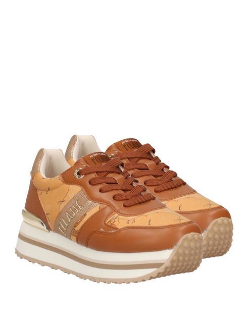 ALVIERO MARTINI PRIMA CLASSE WENDY Sneakers Cuoio/Geo Beige - Scarpe Donna