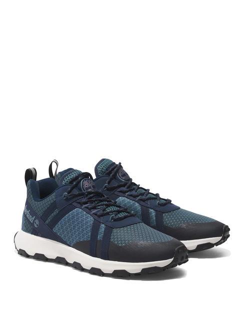 TIMBERLAND WINSOR TRAIL Sneakers dark blue mesh - Scarpe Uomo