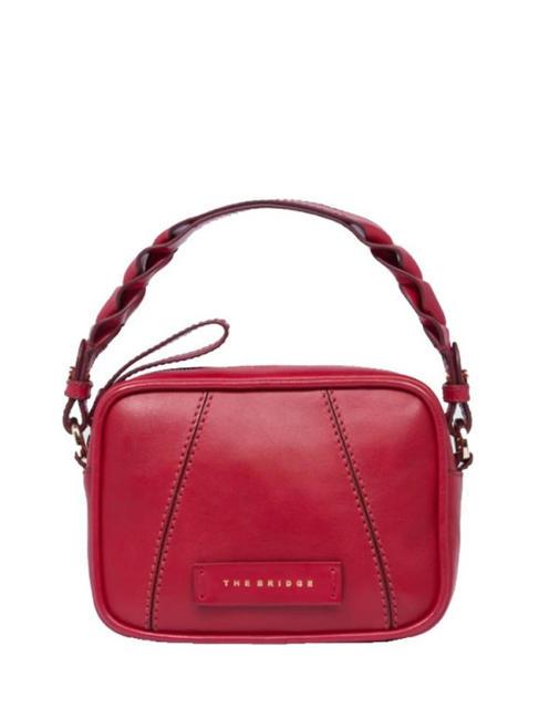 THE BRIDGE BRIGIDA  Mini Bag a mano, con tracolla berry abb. oro - Borse Donna