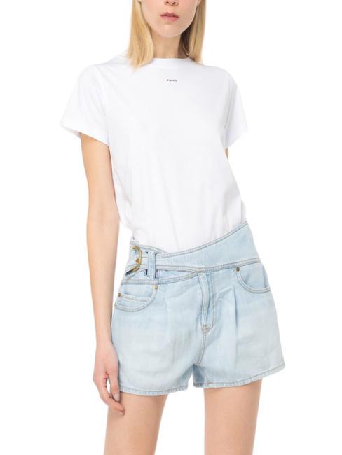 PINKO BASIC T-shirt in jersey bianco brill. - T-shirt e Top Donna