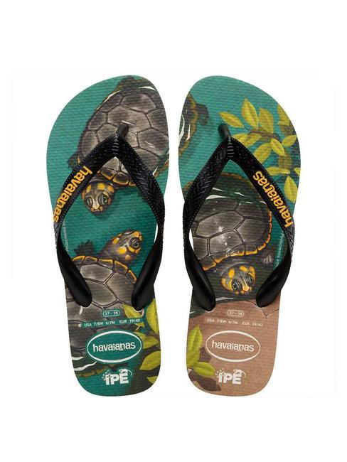 HAVAIANAS IPE Infradito beige/black/yellow - Scarpe Unisex