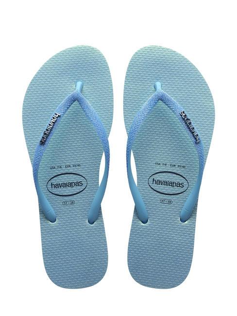 HAVAIANAS SLIM GLITTER IRIDESCENT Infradito lavender blue - Scarpe Donna