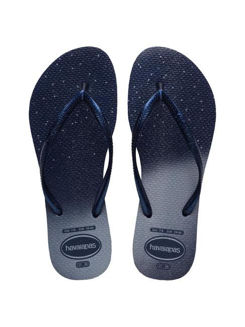 HAVAIANAS SLIM GLOSS Infradito NAVY/BLUE/NAVY - Scarpe Donna