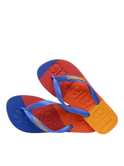 HAVAIANAS TOP LOGOMANIA COLORS II Infradito blue star - Scarpe Unisex