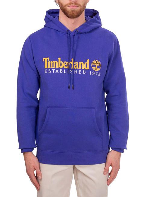 TIMBERLAND LS  Felpa con cappuccio clematis blue wb - Felpe Uomo