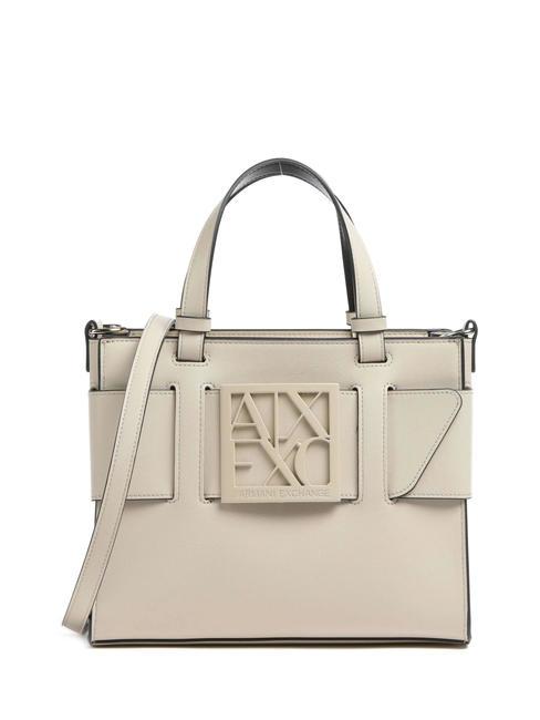 ARMANI EXCHANGE borsa tote media Mini bag a mano con tracolla dusty ground - Borse Donna